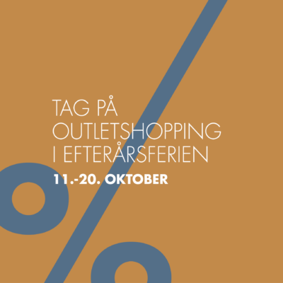 Outletshopping i efterårsferien 2024