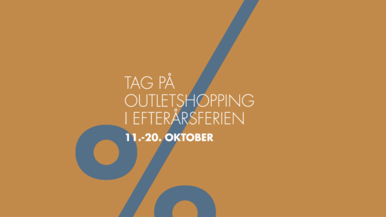 Outletshopping i efterårsferien 2024